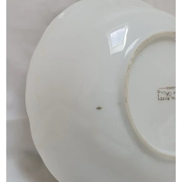 Vintage Fine China Japan - Royal Rose - Serving Vegetable Bowl 9 Inches Round - Picture 9 of 9